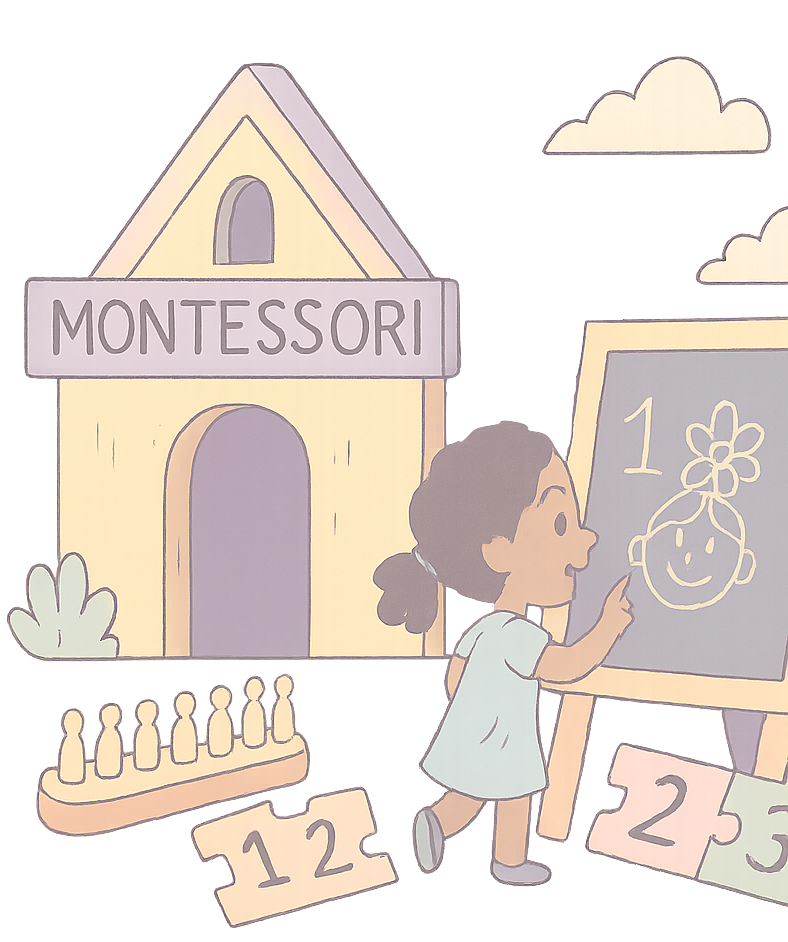 Montessori illustration right